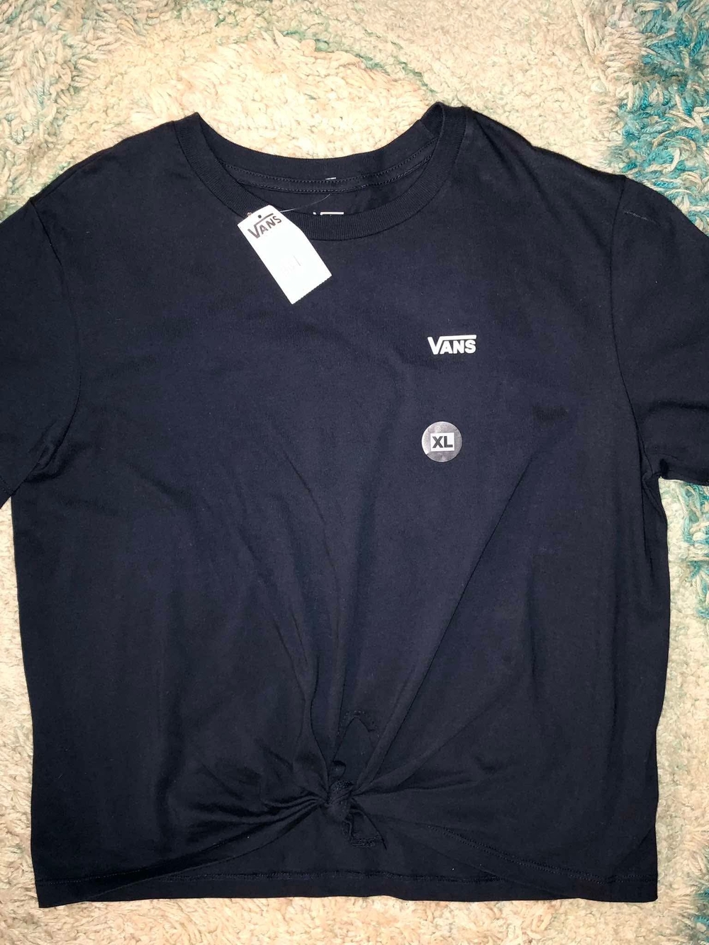 Vans Black Short Sleeve Logo Tee